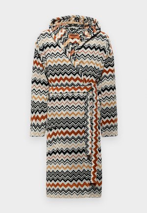 Missoni BERNARD HOODED BATHROBE UNISEX - Accappatoio - black multicolor