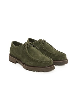MALUC - Sportieve veterschoenen - dusty olive