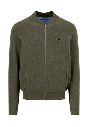 Fynch-Hatton, Zip-up sweatshirt - dunkelgrün