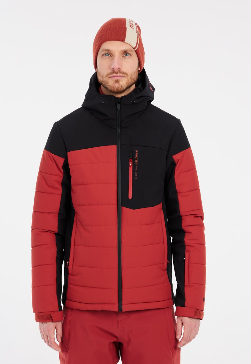 Manteau Snowboard WestBeach Homme - Noir/imprimé Pied-de-poule - Taille M - Occasion Très Bon état