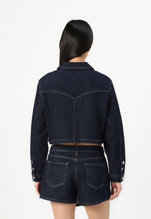 ONLWONDER HEATHER WESTERN JACKET  - Denim jacket4