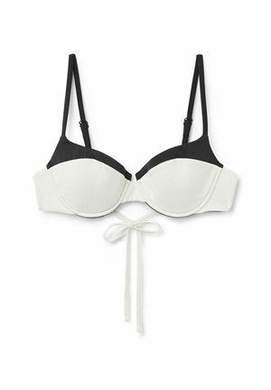Calzedonia DOUBLE BIKINI - Haut de bikini - White