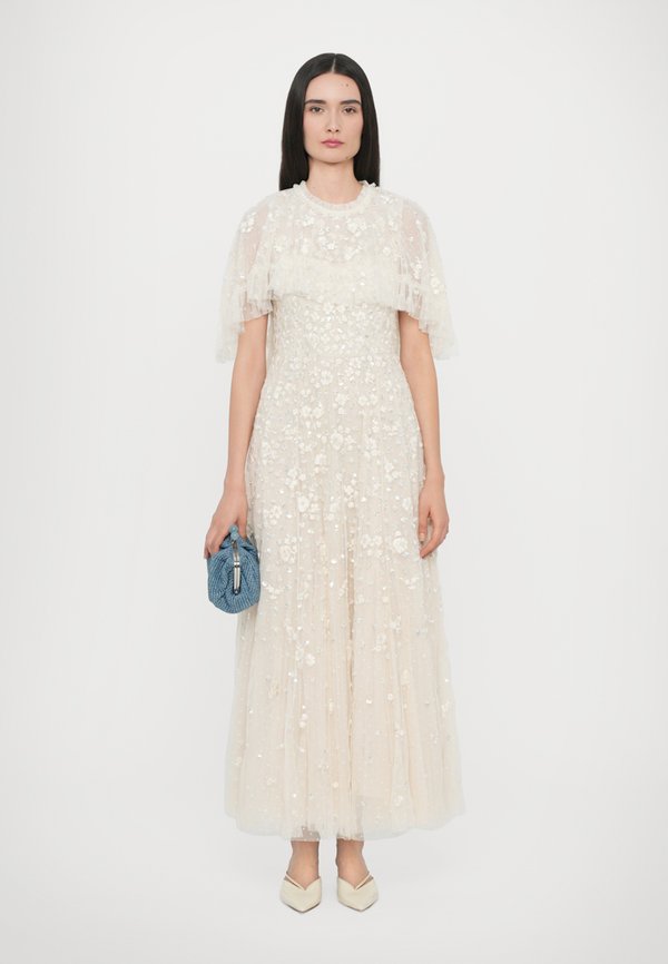 DAHLIA DITSY SHORT CAPE ANKLE GOWN - Occasion wear - cream3