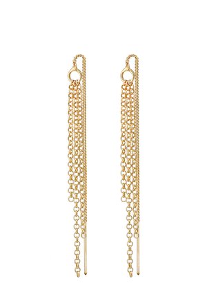 Elli CURTAIN CHAINS - Ohrringe - gold-coloured