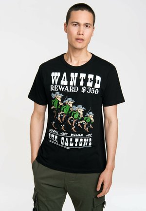 LOGOSHIRT THE DALTONS - WANTED - T-shirt imprimé - schwarz