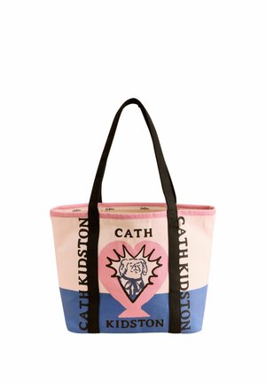 EAST WEST - Shopping Bag - blue retro print