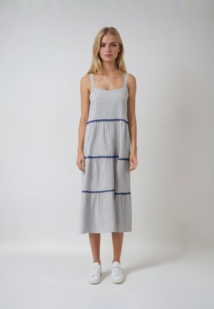 Noa Noa Vardagsklänning - art blue/offwhite