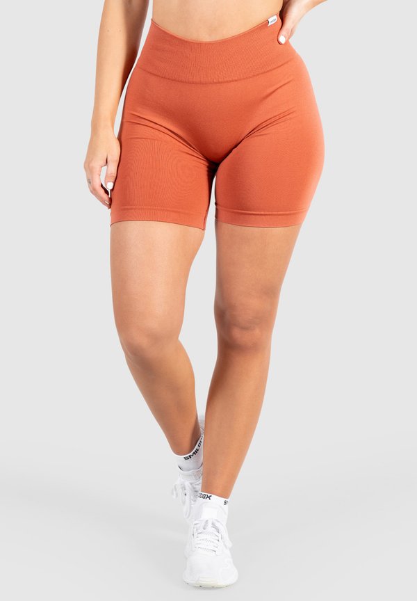 AMAZE PRO HIGH WAIST PERFORMANCE SHORTS - Tights - cognac