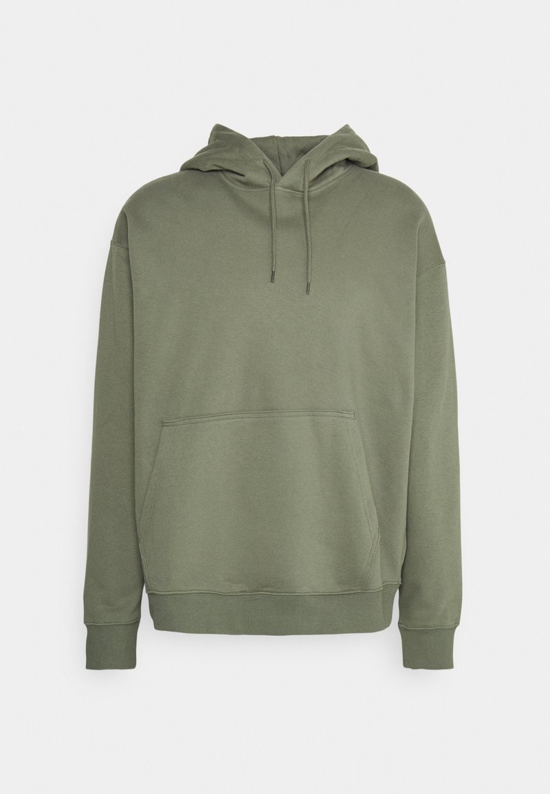 Weekday Sweatshirt com capuz - light khaki green