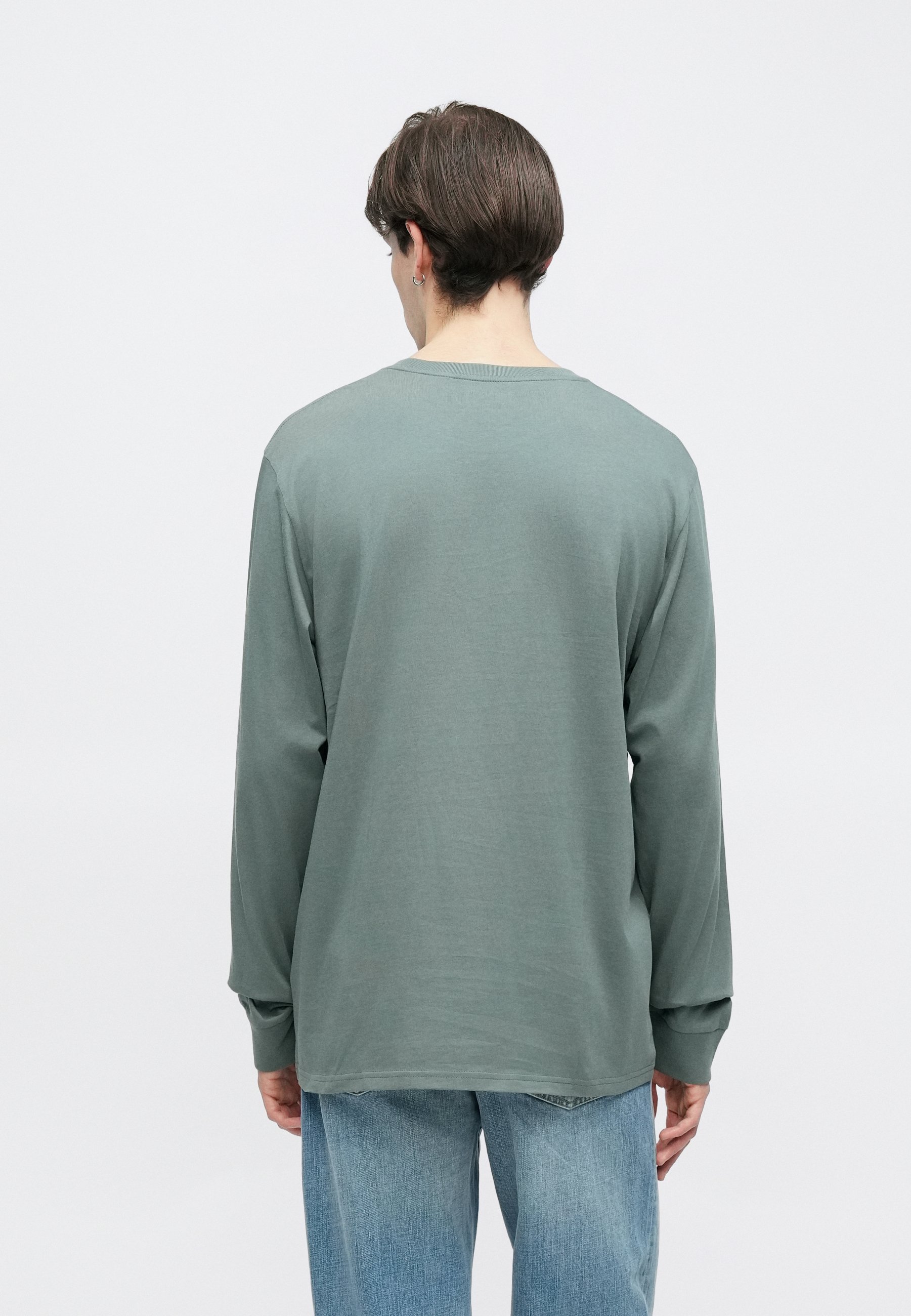 Carhartt WIP POCKET - Long sleeved top - velvet green/green
