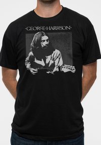 Paradiso Clothing GEORGE HARRISON LIVE PORTRAIT UNISEX - Print T-shirt - black