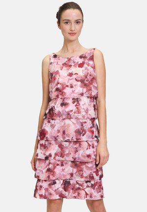 Vera Mont MIT VOLANT - Cocktailkleid/festliches Kleid - dark red red