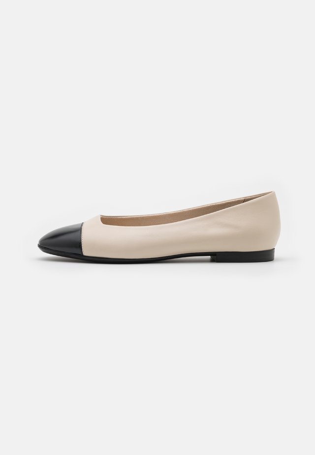 Ballerinaskor - ivory/black