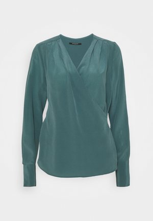 Blouse - mottled teal