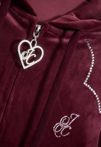 Juicy Couture WESTERN HOODIE - Užtrauktuku užsegamas treningas - tawny port