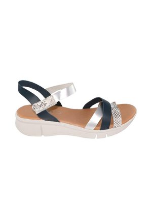 TIRAS MODELO SEVILLAS - Sandalias de cuña - marino