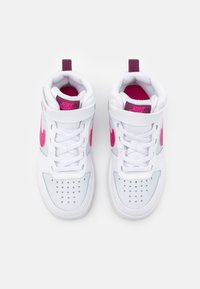 Nike Sportswear COURT BOROUGH MID 2 UNISEX - Sapatilhas de cano alto - pure platinum/pink prime/white/sangria