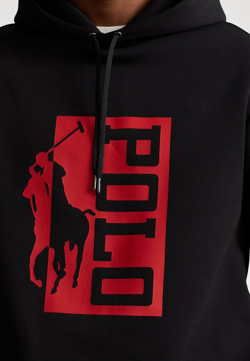 Polo Ralph Lauren HOOD LONG SLEEVE - Hoodie - black - Zalando.de