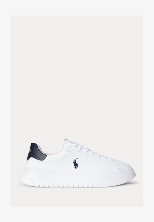 Polo Ralph Lauren RLITE COURT TUMBLED LEATHER SNEAKER - Tenisky - white/navy