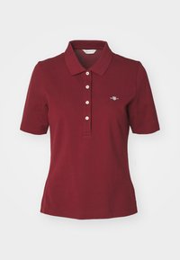SLIM FIT - Bluză polo - plumped red