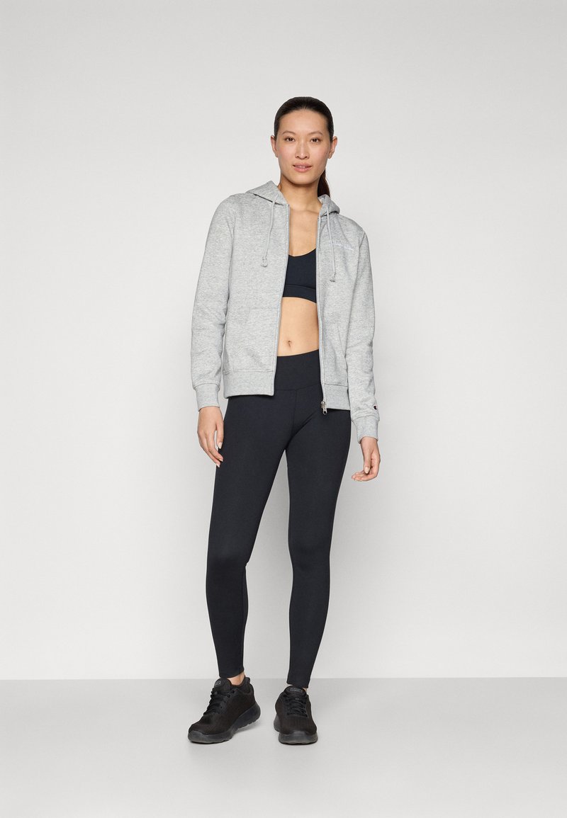 Champion SPORTSWEAR ZIP UP HOODIE SLIM FIT - Mikina na zip - grey
