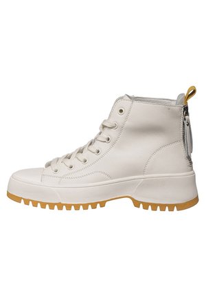 Stivaletti stringati - beige