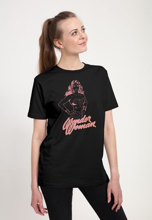 OUTLINE - Print T-shirt - black
