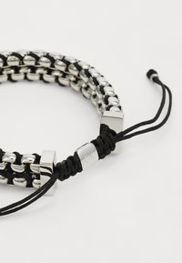 Calvin Klein FUSED - Apyrankė - silver-coloured/black