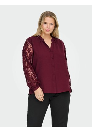 Bluza z gumbi - zinfandel