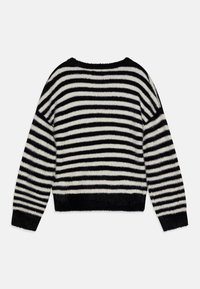 ONLY GIRLS KOGNEWPIUMO - Strickpullover - black/egret