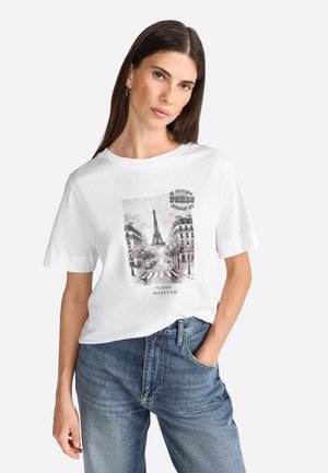 Rich & Royal Print T-shirt - white