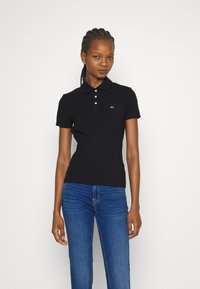 Tommy Jeans SLIM ESSENTIAL - Polo - black