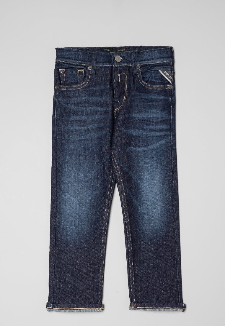 Replay Relaxed fit jeans blauw