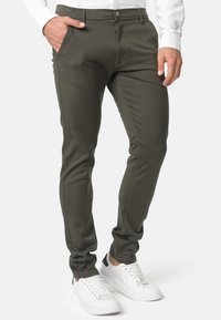 INDICODE JEANS BUCKNER - Chino hlače - army
