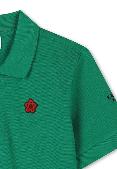 KENZO kids WITH PATCH AND EMBROIDERY - Polo - loden