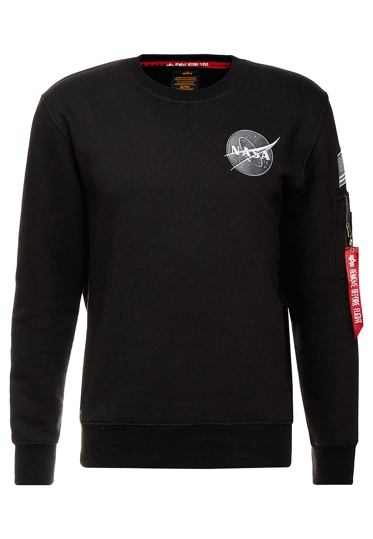 Alpha Industries NASA Sweater schwarzZwart Zalando.nl Alpha Industries NASA Sweater schwarzZwart Zalando.nl
