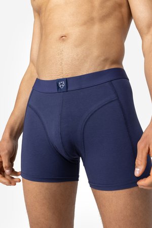 A-dam, SOLID BLACK 3-PACK - Trunks - navy