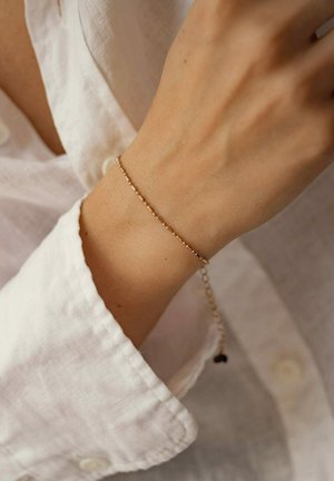 BEAD AND BAR BALL - Bracelet - rosegoldfarben