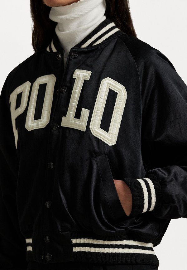 LOGO SATIN BOMBER JACKET - Bomber Jacket2