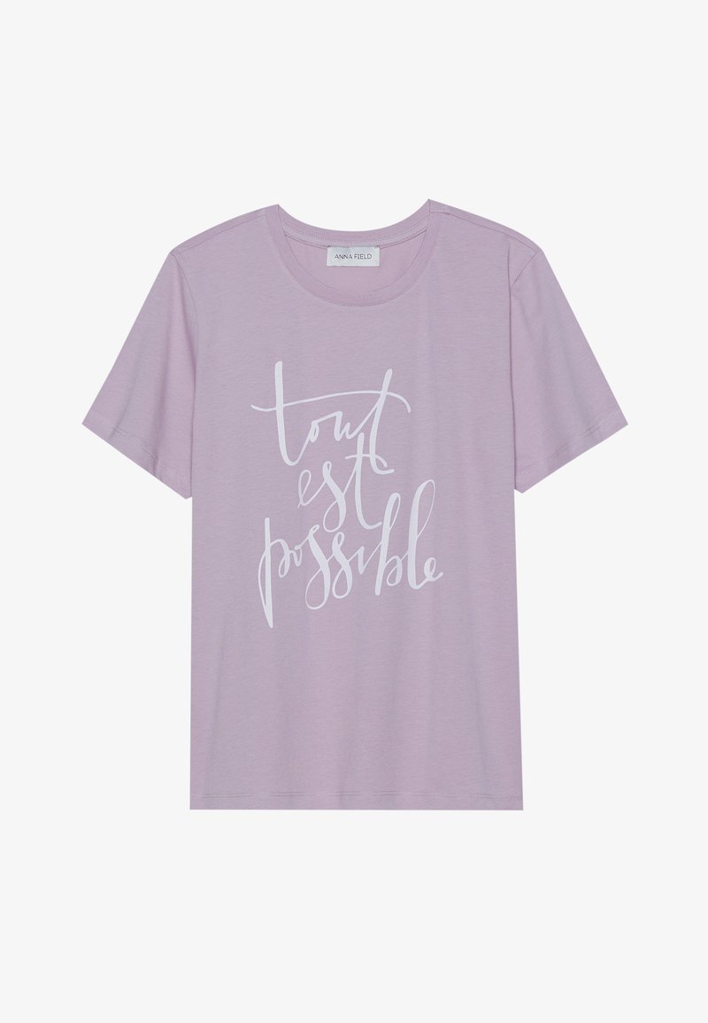 T-shirt in puro cotone viola regular fit con stampa Sailor Moon da Donna T-shirt in puro cotone viola regular fit con stampa Sailor Moon da Donna