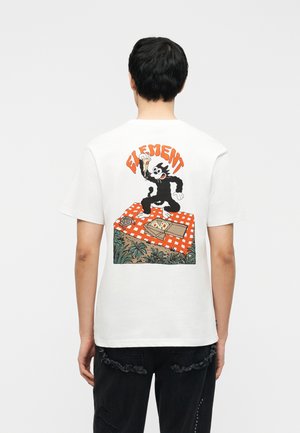 PIZZA - Tricou cu imprimeu - optic white