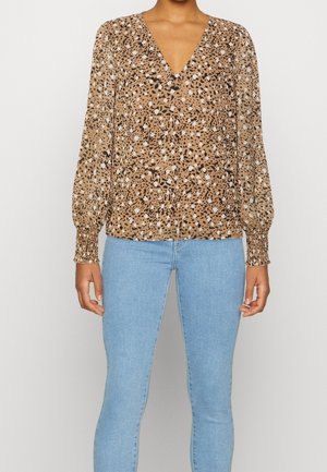 Bluse - brown