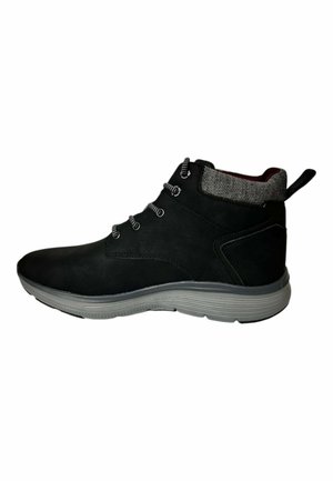 Schnürstiefelette - black