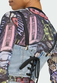 adidas Originals JEREMY SCOTT BUSTIER - Top - indigo denim