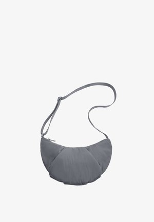 OYSHO, QUILTED CROSSBODY BAG - Schoudertas - grey