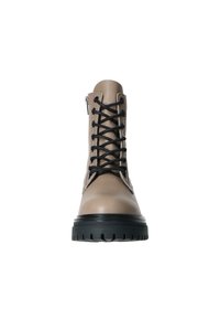 Manfield Platform ankle boots - taupe