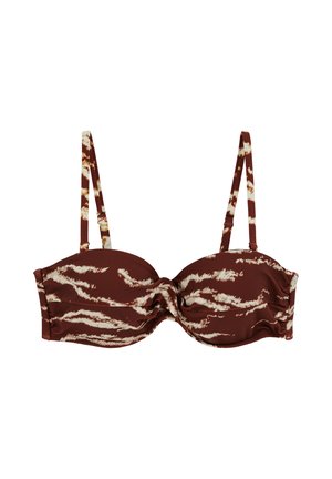 Sutien costum de baie din două piese - vintage red