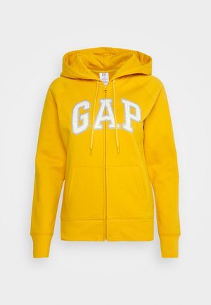 FASH - Felpa con zip - rugby gold