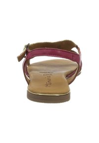 Tamaris Sandals - berry red comb