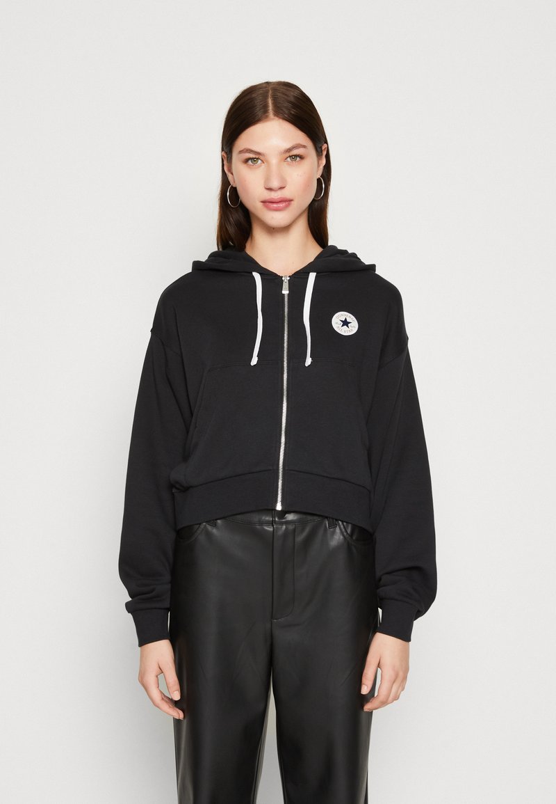 felpa converse rossa e bianca